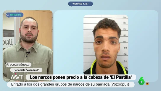 Los narcos ponen precio a la cabeza de 'El Pastilla': "Le buscan, prácticamente, todos los clanes del Estrecho" Los narcos ponen precio a la cabeza de 'El Pastilla': "Le buscan, prácticamente, todos los clanes del Estrecho"
