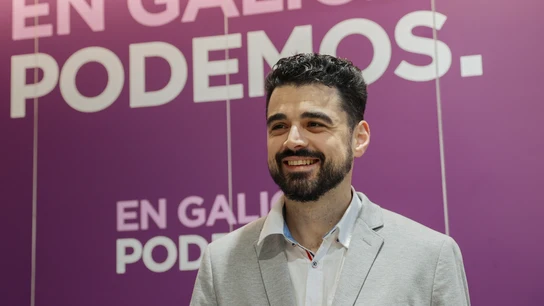 Imagen de archivo del coordinador nacional de Podemos Galicia, Borja San Ramón. Las bases de Podemos Galicia obedecen a Iglesias y rechazan ir en coalición con Sumar para las elecciones