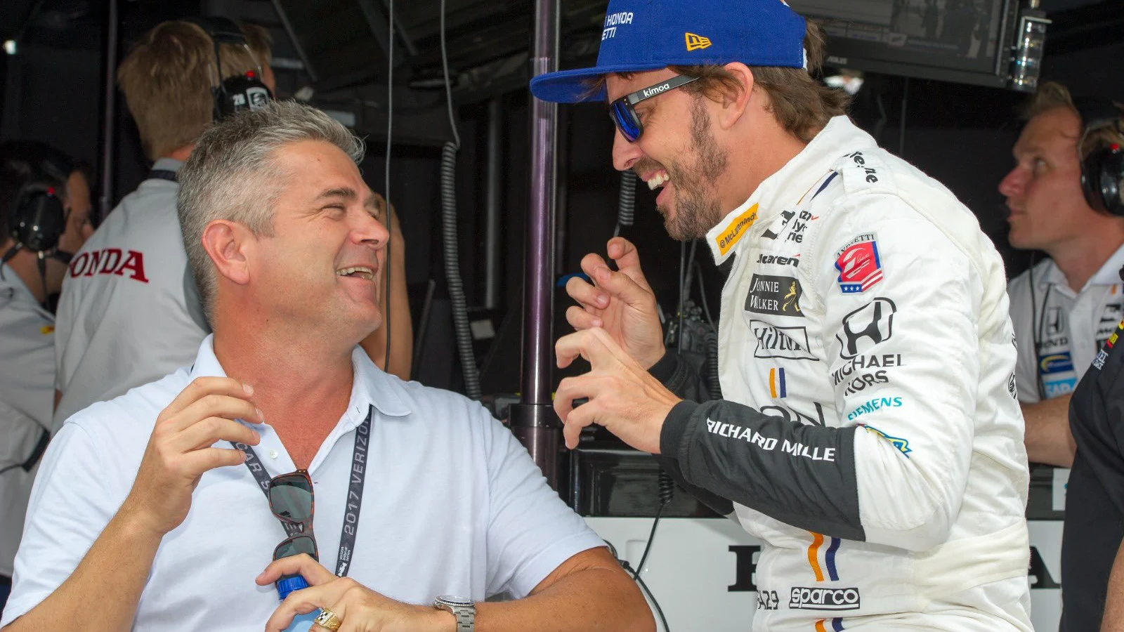 Alonso, con Gil de Ferran