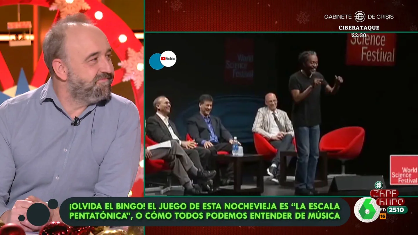 La propuesta de Iñaki de la Torre para evitar discutir en Nochevieja: jugar a "La Escala Pentatónica" La propuesta de Iñaki de la Torre para evitar discutir en Nochevieja: jugar a "La Escala Pentatónica"