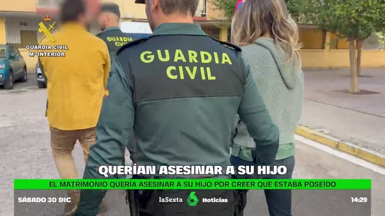 Matrimonio detenido por querer asesinar a su hijo Matrimonio detenido por querer asesinar a su hijo