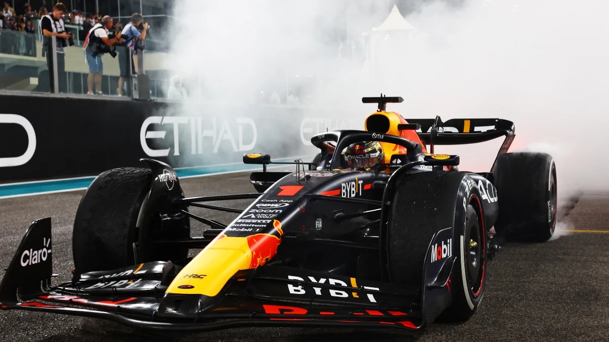 El Red Bull de Max Verstappen, en Abu Dhabi