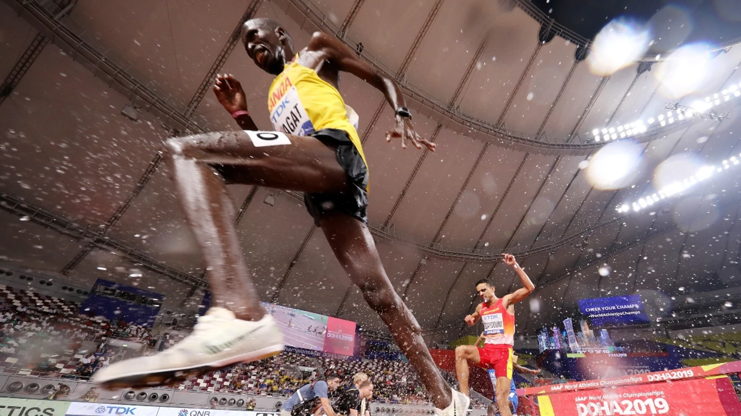 Benjamin Kiplagat, en una prueba Benjamin Kiplagat, en una prueba