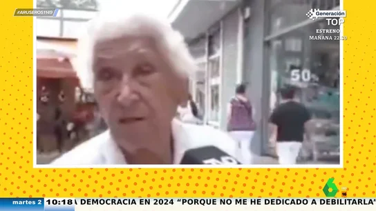 La respuesta viral de una señora de qué espera de 2024: "Morirme, tengo 92 años y estoy aburrida de la vida" La respuesta viral de una señora de qué espera de 2024: "Morirme, tengo 92 años y estoy aburrida de la vida"