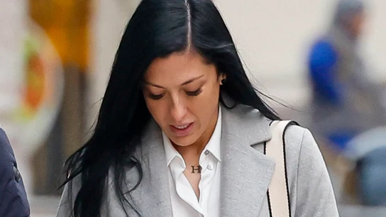 Jennifer Hermoso, a su llegada al tribunal Jennifer Hermoso, a su llegada al tribunal
