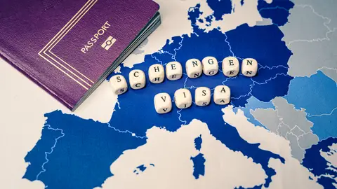 Mapa de la zona Schengen Mapa de la zona Schengen