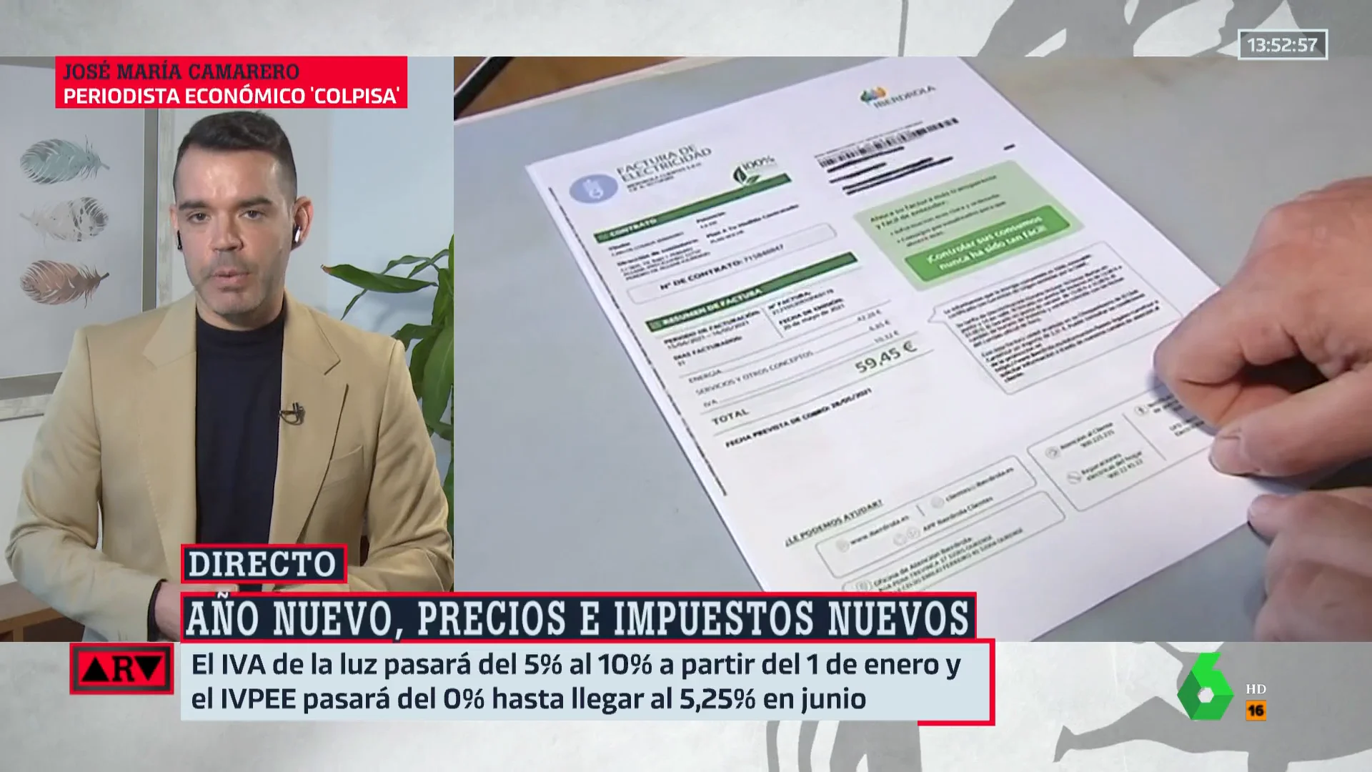 ¿Cuál es la tarifa de la luz más recomendable? José María Camarero responde