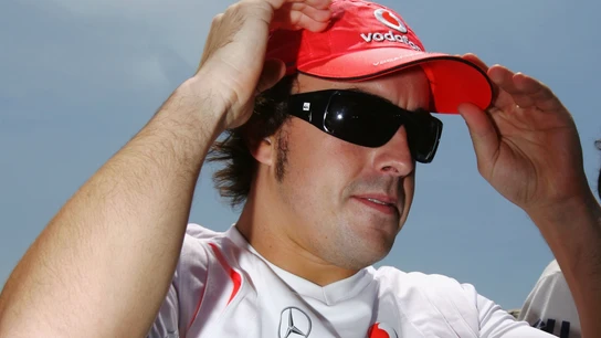 Fernando Alonso, en el año 2007 con McLaren Fernando Alonso, en el año 2007 con McLaren