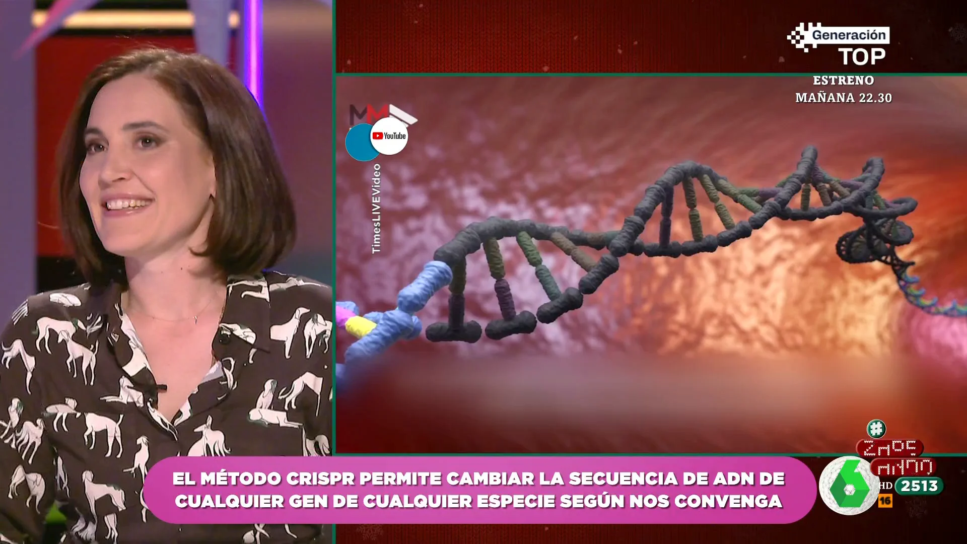 Boticaria García habla sobre la terapia CRISPR: "El corta, pega y colorea del ADN"