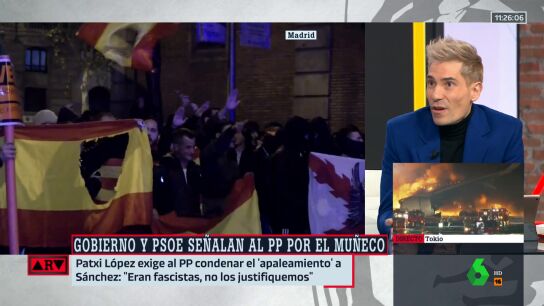Juanma Romero, tajante: "Cuando un dirigente pol&iacute;tico dice hay que colgar a S&aacute;nchez de los pies, tiene su reflejo en la calle"