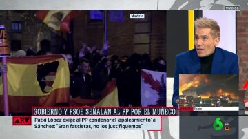 Juanma Romero, tajante: "Cuando un dirigente político dice hay que colgar a Sánchez de los pies, tiene su reflejo en la calle"