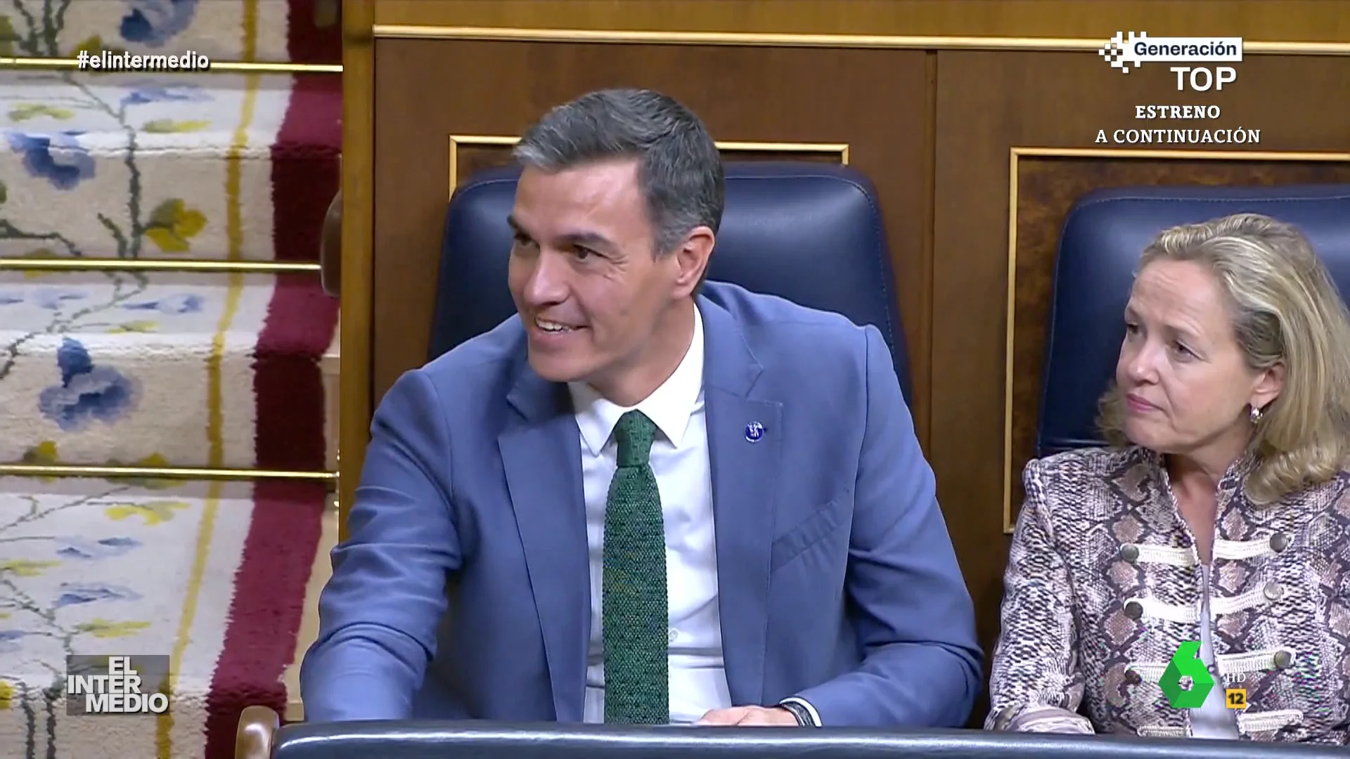 Vídeo manipulado - Pedro Sánchez revela a Feijóo su opinión sobre la amnistía 'a lo Cristiano Ronaldo'