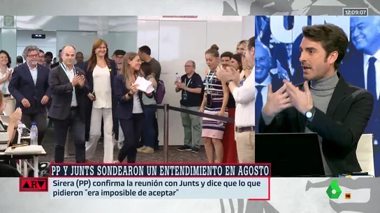 Pablo Simón, sobre la reunión del PP con Junts: "Demuestra que no tiene un proyecto demasiado claro en cuestión territorial" Pablo Simón, sobre la reunión del PP con Junts: "Demuestra que no tiene un proyecto demasiado claro en cuestión territorial"