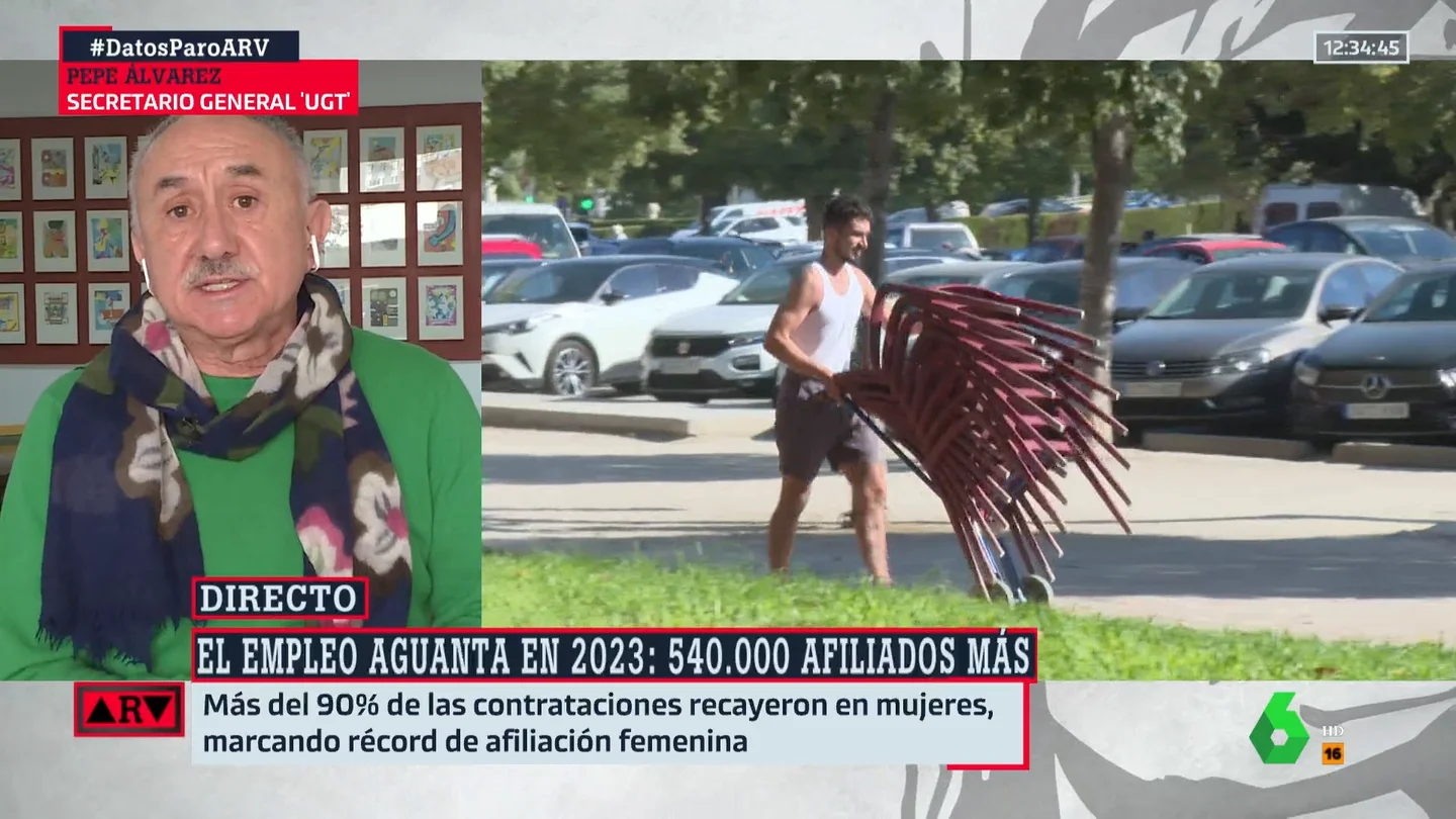 ¿Hay una ralentización en la contratación indefinida? Pepe Álvarez responde ¿Hay una ralentización en la contratación indefinida? Pepe Álvarez responde