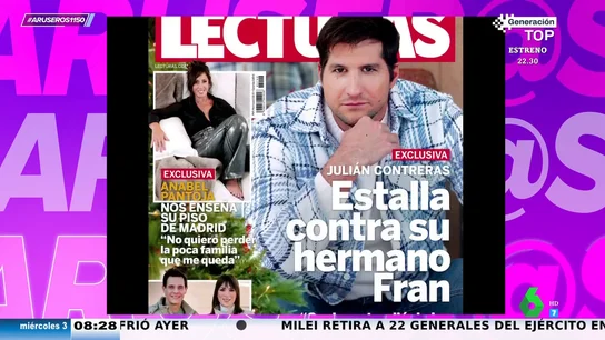 Julián Contreras estalla contra Fran Rivera: "Es soberbio, machista y clasista. Va a acabar solo" Julián Contreras estalla contra Fran Rivera: "Es soberbio, machista y clasista. Va a acabar solo"