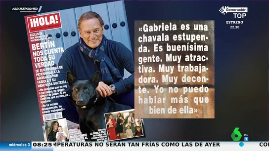 Bertín Osborne, sobre el embarazo de Gabriela Guillén: "No quiero ejercer de padre, pero si se demuestra que es mío ayudaré" Bertín Osborne, sobre el embarazo de Gabriela Guillén: "No quiero ejercer de padre, pero si se demuestra que es mío ayudaré"