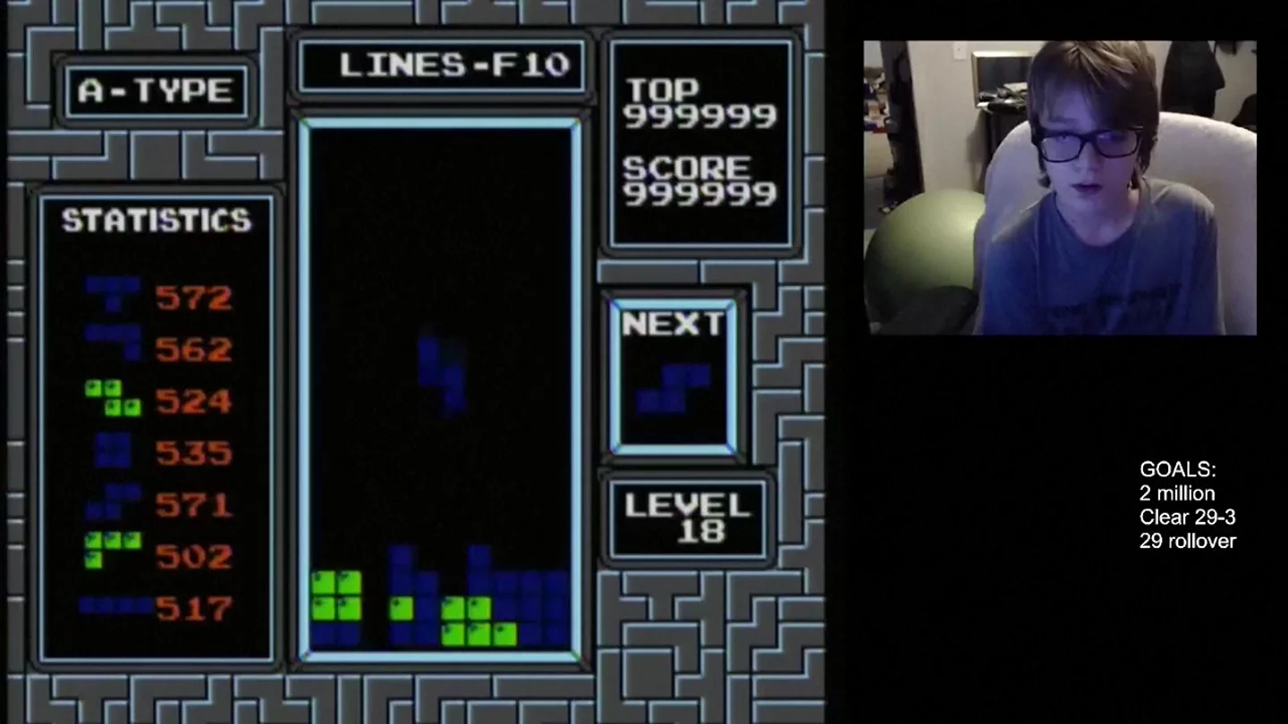 Récord mundial de Tetris: un niño de 13 años logra finalizar el juego por primera vez en la historia Récord mundial de Tetris: un niño de 13 años logra finalizar el juego por primera vez en la historia