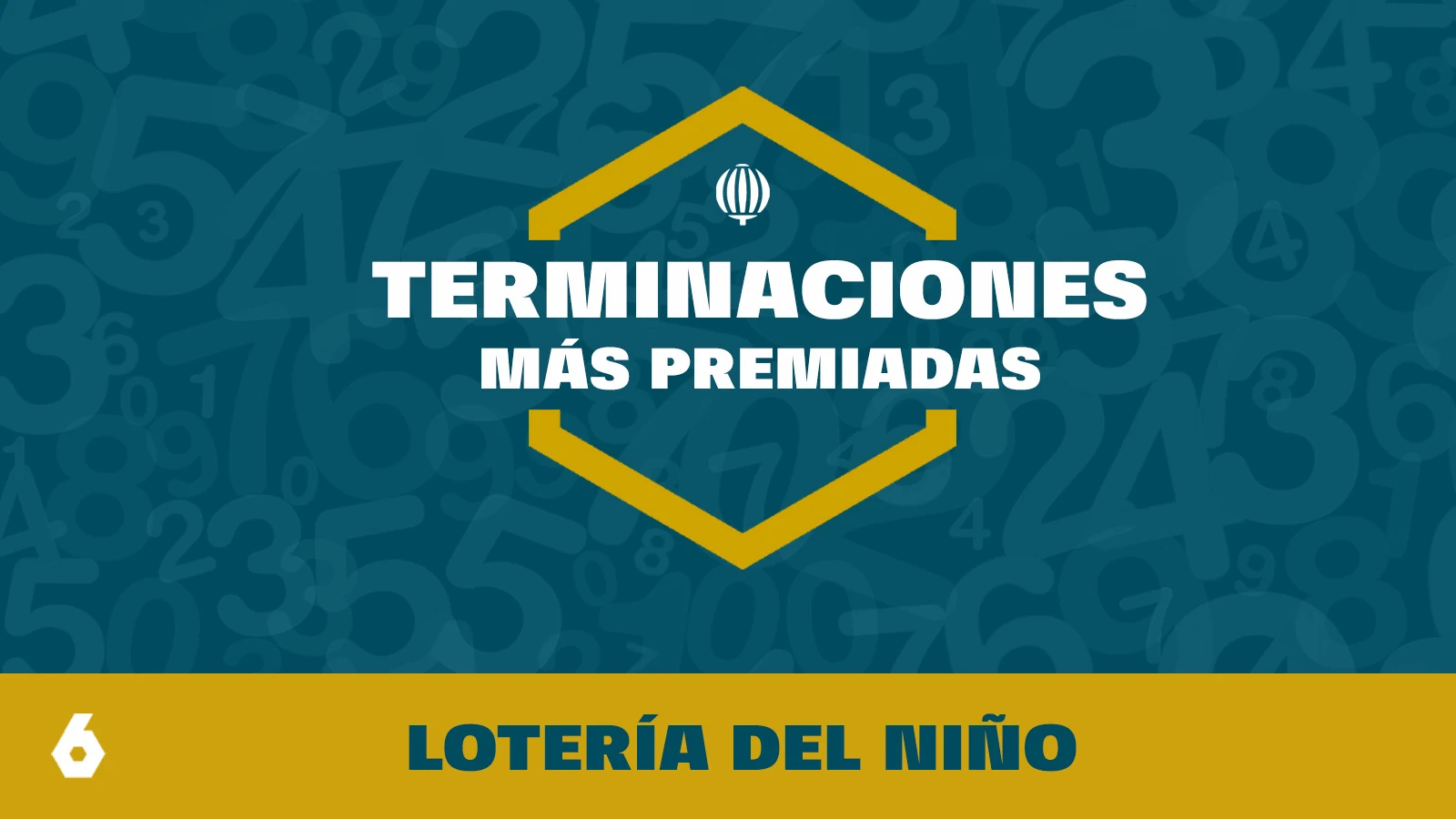 Terminaciones más premiadas en la Lotería del Niño 