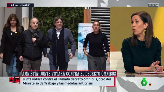 &Aacute;ngeles Caballero, sobre el comportamiento de Junts ante el decreto 'omnibus': "Es infantil"