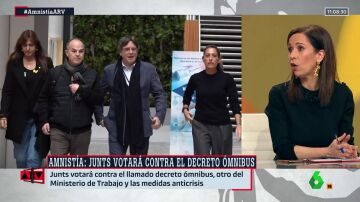 Ángeles Caballero, sobre el comportamiento de Junts ante el decreto 'omnibus': "Es infantil"