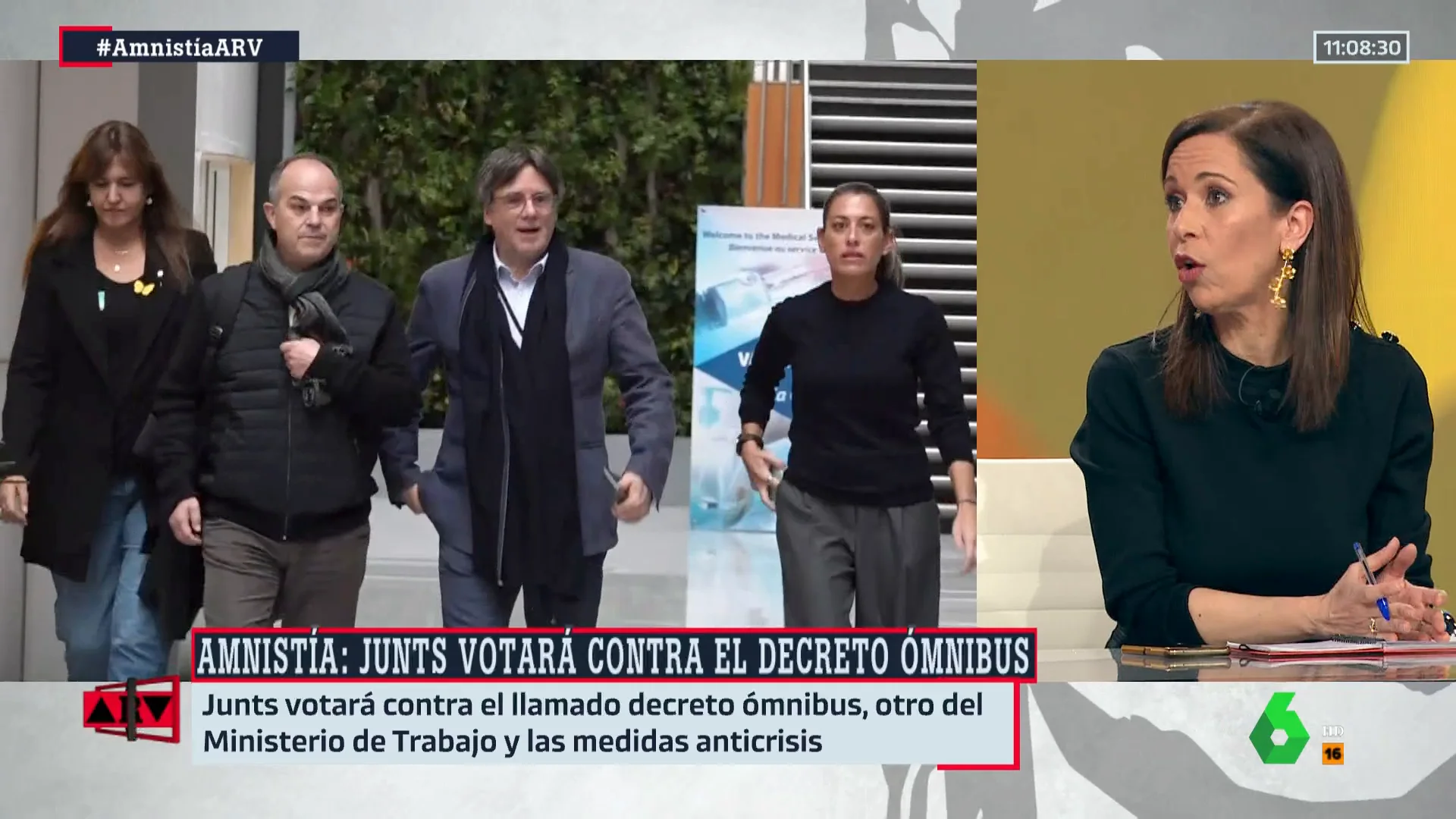 Ángeles Caballero, sobre el comportamiento de Junts ante el decreto 'omnibus': "Es infantil" Ángeles Caballero, sobre el comportamiento de Junts ante el decreto 'omnibus': "Es infantil"