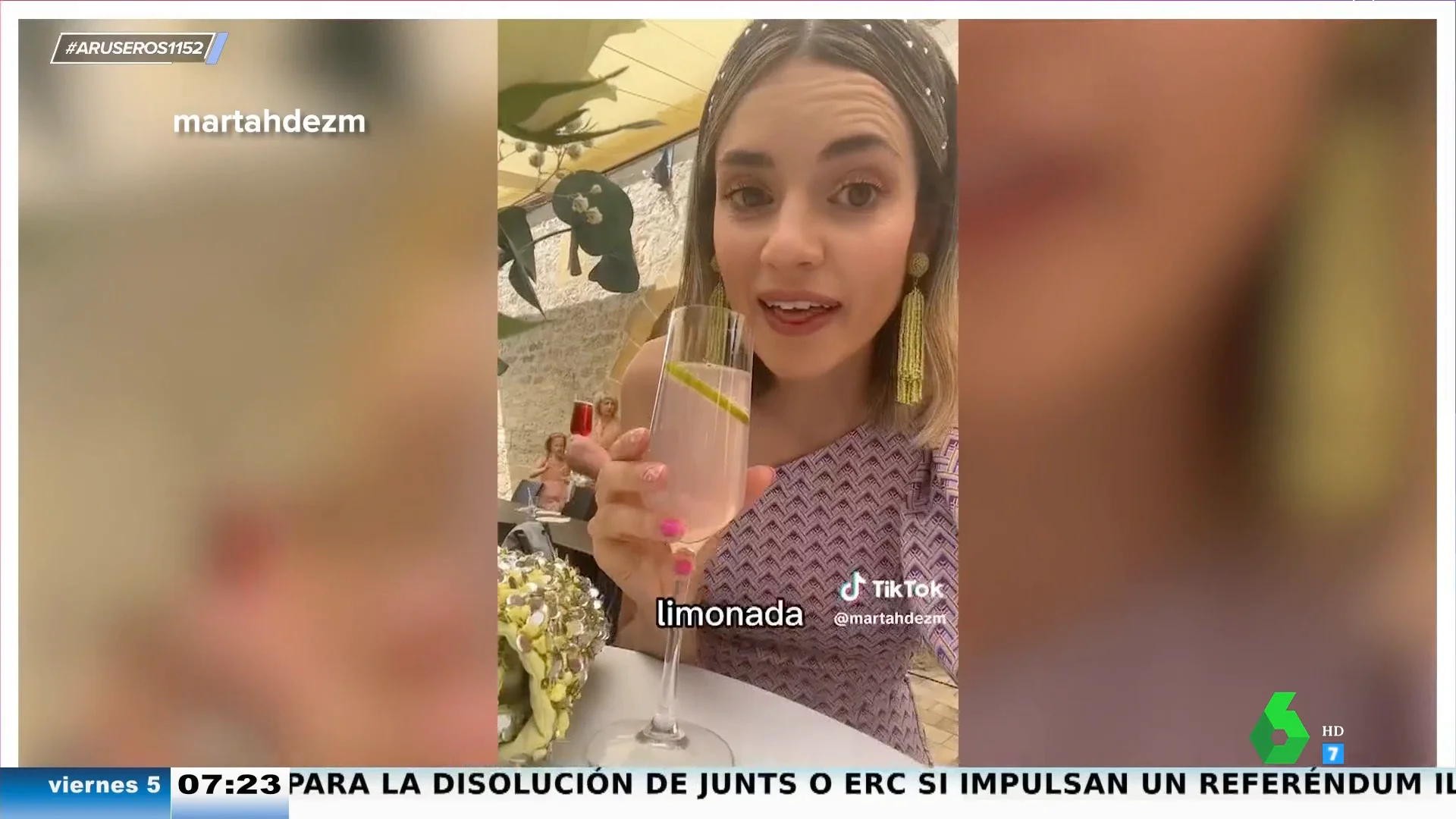 El vídeo viral de una joven que muestra cómo es el menú de una boda en Alemania