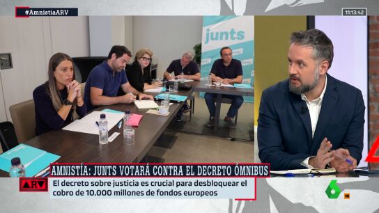 Daniel Basteiro expone por qu&eacute; el "no" de Junts puede ser temporal: "Es tensar la cuerda para buscar un acercamiento"