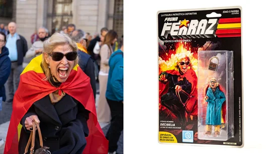 'Fauna Ferraz', las nuevas figuras de los "héroes patrióticos": desde la abuela chillona hasta el manifestante en huelga de hambre 'Fauna Ferraz', las nuevas figuras de los "héroes patrióticos": desde la abuela chillona hasta el manifestante en huelga de hambre