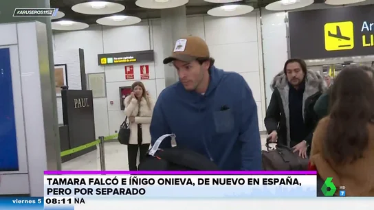 ¿Por qué Tamara Falcó e Íñigo Onieva siempre vuelven separados en el aeropuerto? La reflexión de Alfonso Arús ¿Por qué Tamara Falcó e Íñigo Onieva siempre vuelven separados en el aeropuerto? La reflexión de Alfonso Arús