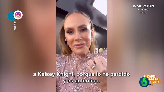 El llamamiento de una reportera tras perder un diamante en la alfombra roja de los Globos de Oro El llamamiento de una reportera tras perder un diamante en la alfombra roja de los Globos de Oro