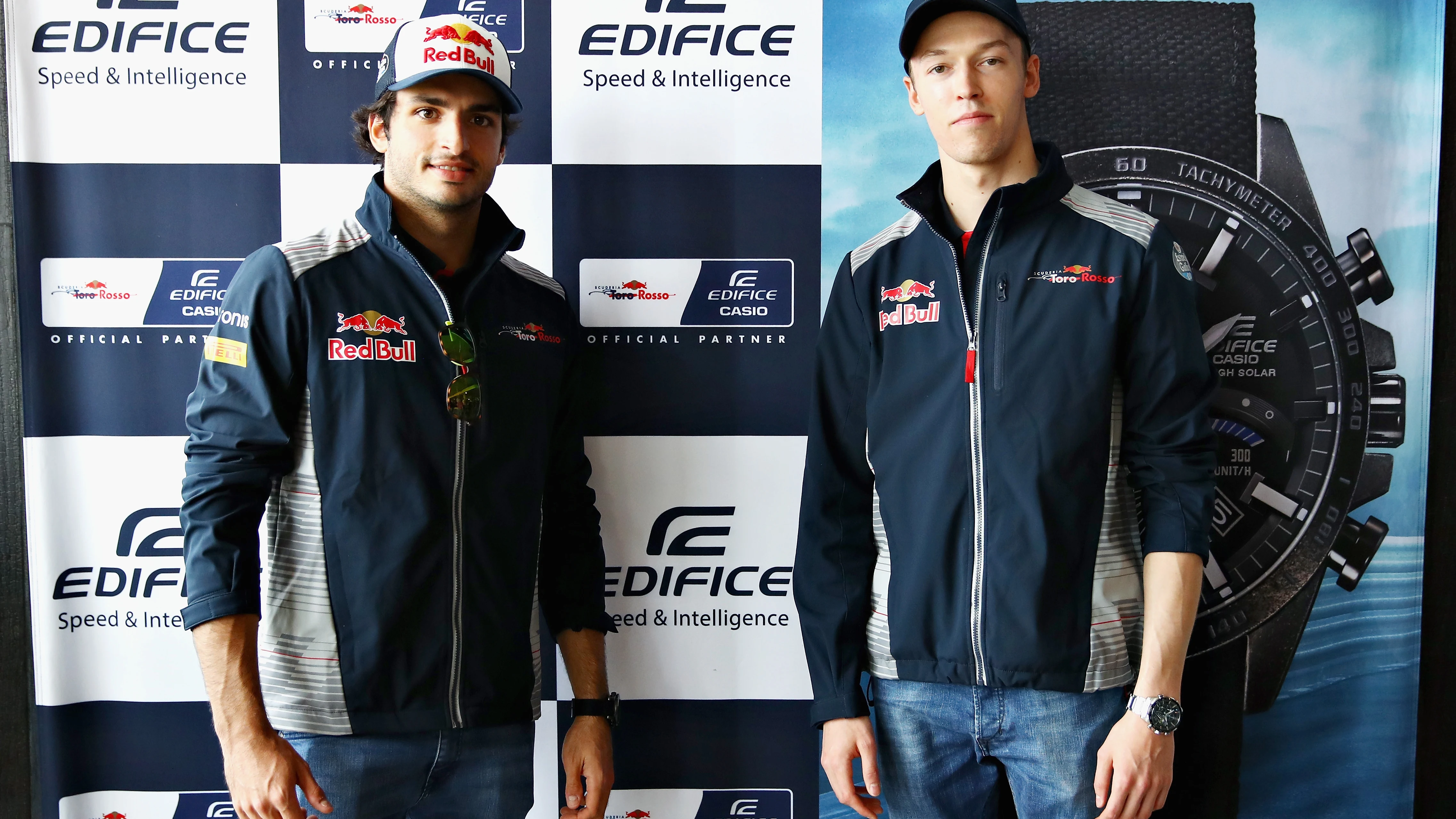 Carlos Sainz y Daniil Kvyat