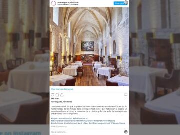 El restaurante con una estrella Michelin que está dentro de un monasterio del siglo XII