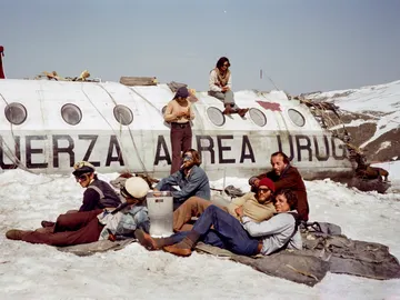 Imagen recreada de una fotografía real para La sociedad de la nieve Imagen recreada de una fotografía real para La sociedad de la nieve
