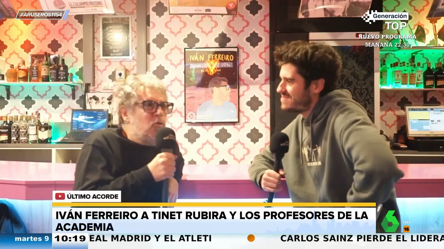 Iván Ferreiro llama "tonto" a Tinet Rubira y carga contra Operación Triunfo: "Los profesores son unos miserables" Iván Ferreiro llama "tonto" a Tinet Rubira y carga contra Operación Triunfo: "Los profesores son unos miserables"