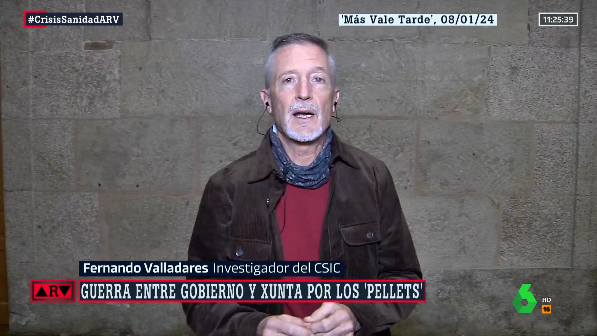 Fernando Valladares sobre los pellets