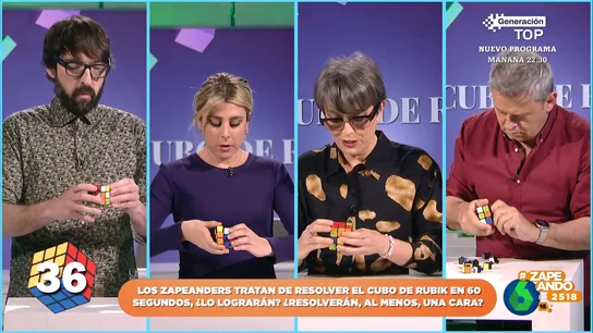 "¡Qué huevos tienes!": la reacción de Thais Villas ante la técnica de Miki Nadal para resolver el cubo de Rubik "¡Qué huevos tienes!": la reacción de Thais Villas ante la técnica de Miki Nadal para resolver el cubo de Rubik