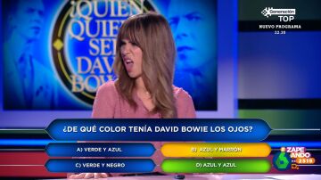 "¡Qué dices!": la reacción de María Gómez al desvelarse de qué color eran realmente lo ojos de David Bowie
