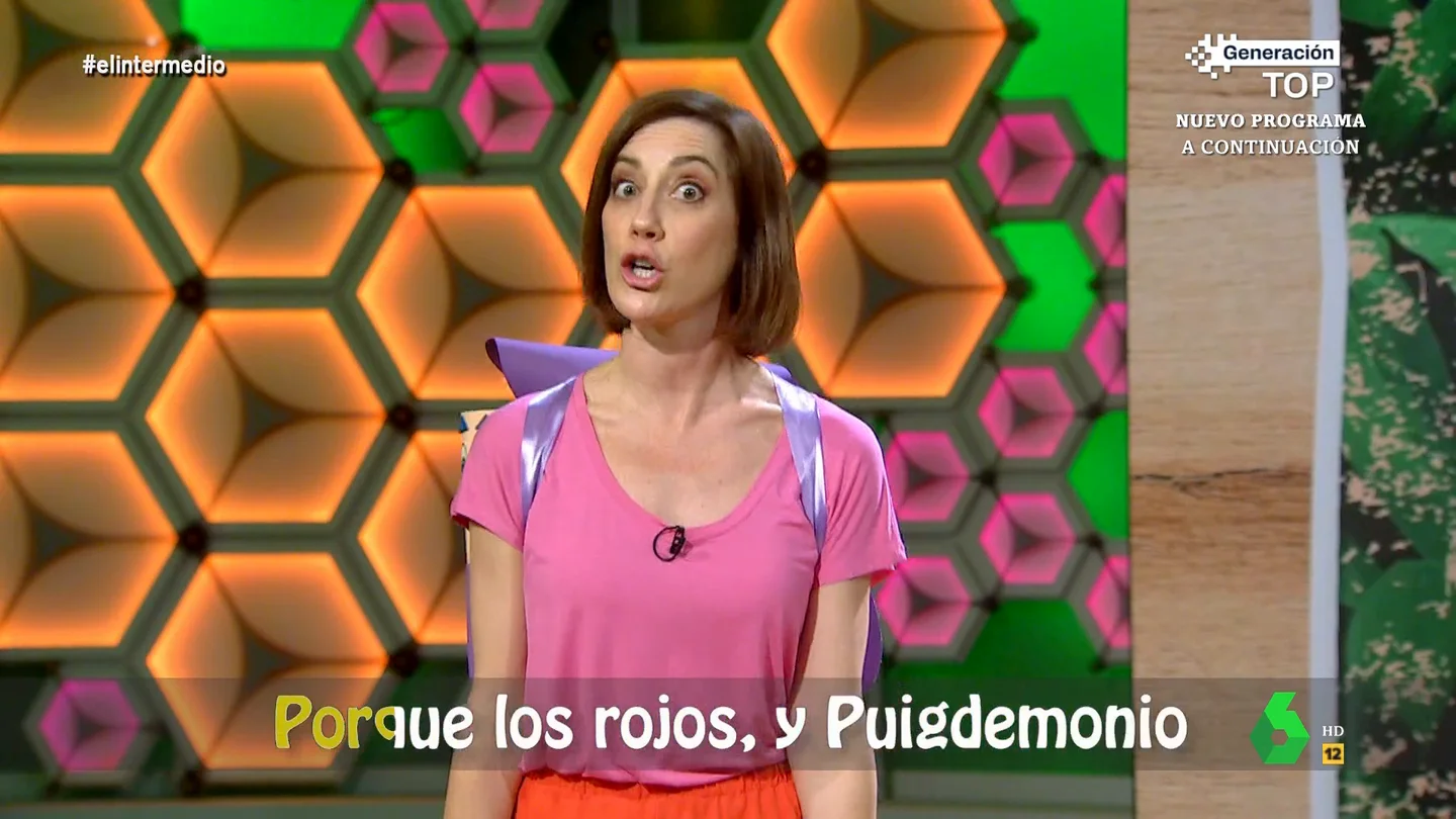 'Dora la conservadora' canta la "canción de la unidad nacional": "Los rojos y Puigdemonio, España se cargarán" 'Dora la conservadora' canta la "canción de la unidad nacional": "Los rojos y Puigdemonio, España se cargarán"