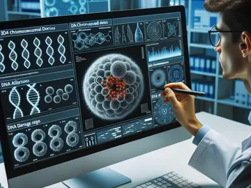 investigador trabajando con un ordenador investigador trabajando con un ordenador