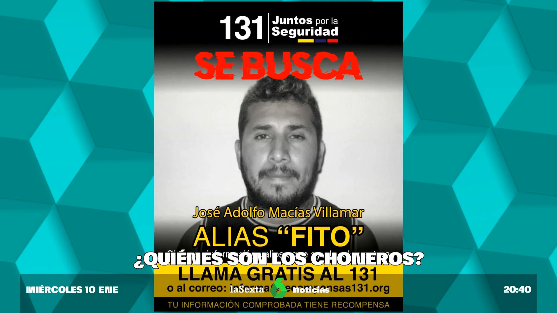 ¿Quién es 'Fito'? Radiografía del líder criminal cuya fuga de la cárcel ha puesto en jaque a Ecuador