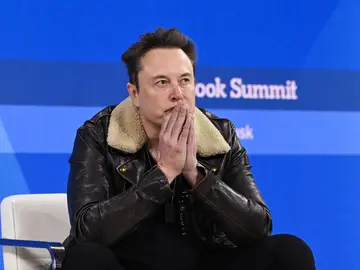 Elon Musk durante una conferencia en 2023 Elon Musk durante una conferencia en 2023