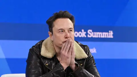 Elon Musk durante una conferencia en 2023 Elon Musk durante una conferencia en 2023