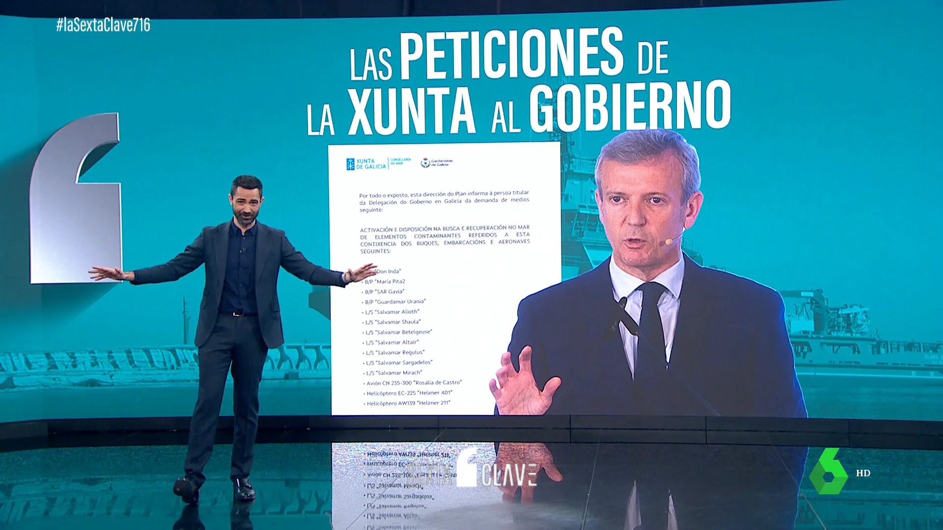 Peticiones Xunta para los pellets laSexta Clave 