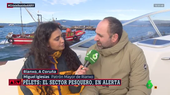 Un patrón mayor de Rianxo explica las consecuencias del vertido de pellets en la pesca Un patrón mayor de Rianxo explica las consecuencias del vertido de pellets en la pesca