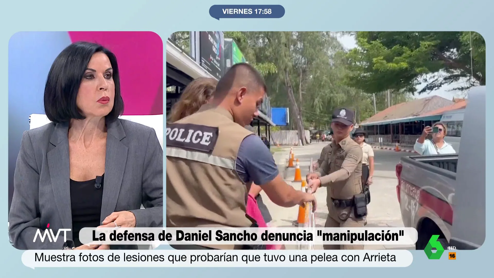 ¿Puede pasar factura a Daniel Sancho la estrategia de su defensa de enfrentarse a la Policía de Tailandia?