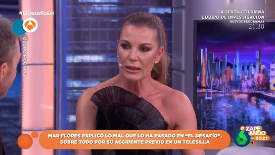 Mar Flores relata su accidente esquiando: "Se descolgó el telesilla" Mar Flores relata su accidente esquiando: "Se descolgó el telesilla"