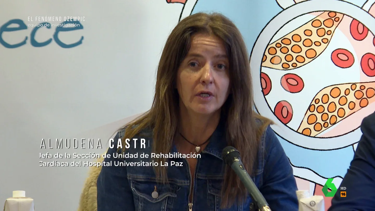 Una cardióloga destaca los beneficios del Ozempic... para la diabetes "En 2015-16 demostró disminución de la mortalidad cardiovascular, el ictus y el infarto no fatal en pacientes con diabetes tipo dos", explica una cardióloga a Equipo de Investigación en este vídeo donde también valora su uso para tratar la obesidad.