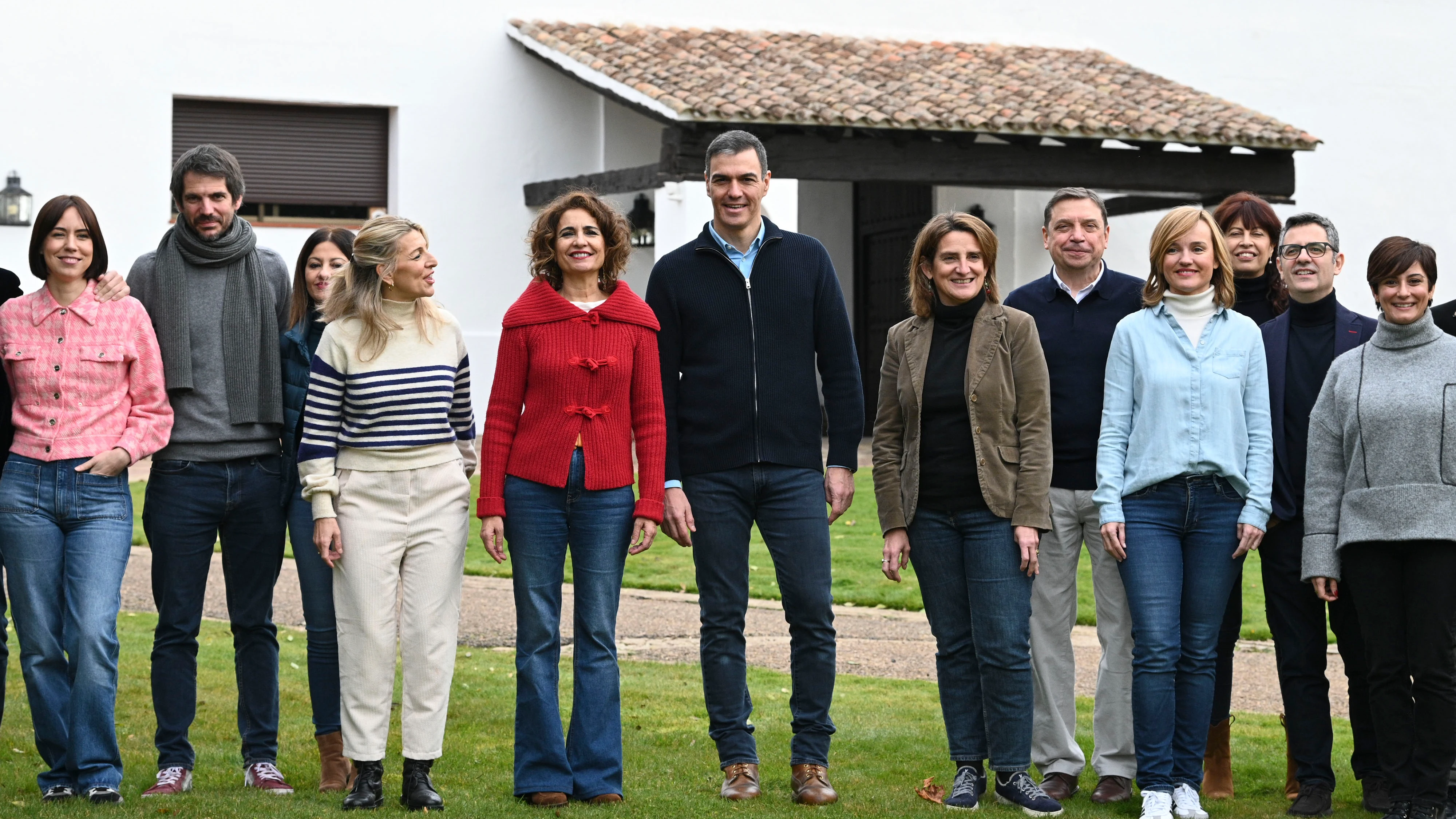 El presidente Pedro Sánchez reunido con todos los miembros del Gobierno en Quintos de Mora El presidente Pedro Sánchez reunido con todos los miembros del Gobierno en Quintos de Mora