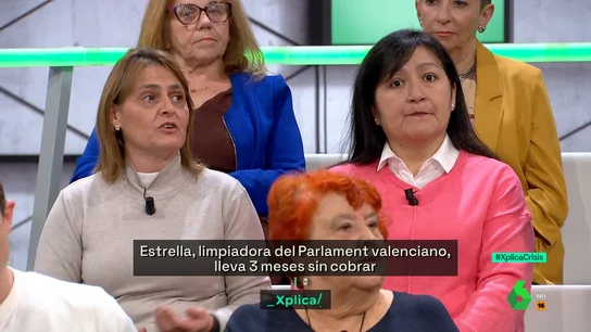Dos limpiadoras del Parlament valenciano denuncian que llevan tres meses sin cobrar Dos limpiadoras del Parlament valenciano denuncian que llevan tres meses sin cobrar