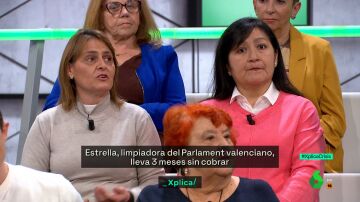 Dos limpiadoras del Parlament valenciano denuncian que llevan tres meses sin cobrar